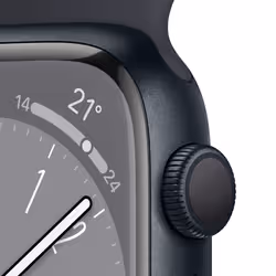 Apple Watch Series 8 OLED 41 mm Noir Wifi GPS - Vue supplémentaire 3